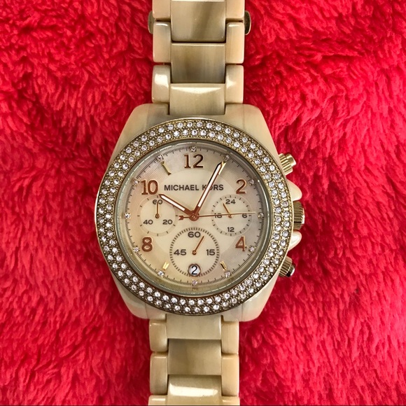 Michael Kors Accessories - Cream colored Michael Kors Watch